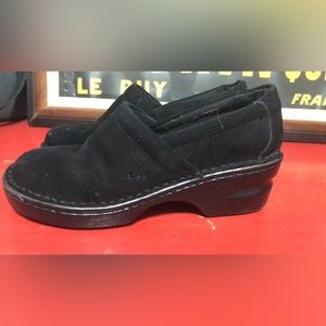 B.O.C. Black Corduroy Wedge Clogs - Women’s Size 8